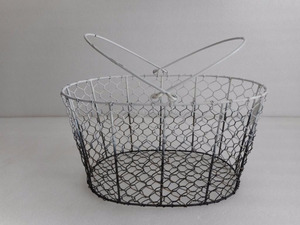 Panier en fil de fer noir antique de haute qualité pour le stockage de la cuisine et la conception personnalisée d'utilisation douée - Product Image 3