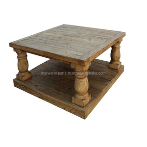 Table basse, prédécoupée en bois, pour salon - Product Image 4