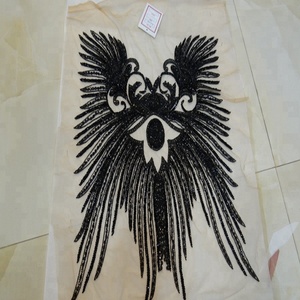 แผ่นประดับเลื่อมคริสตัลติดลูกปัด,แผ่นสำหรับงานตัดเย็บเสื้อผ้า - Product Image 6