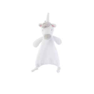 Doudou en coton biologique pour bébé avec étiquette personnalisée - Product Image 1