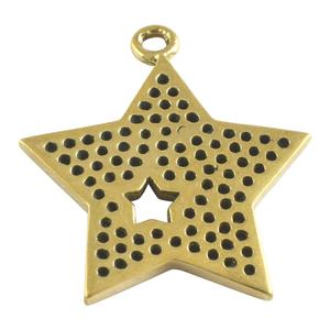 จี้ทองเหลืองทรงเซอร์โคเนียชุบทองแท้,จี้เครื่องประดับแฟชั่นสุดเก๋ประดับเพชร - Product Image 4