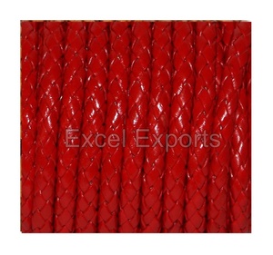 Cordones de cuero real Cuerdas de decoración de joyería tejidas trenzadas multiusos 3mm-6mm Negro 10M/20m Rollos - Product Image 6