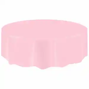 120 Inch Blush Pink Banquet Round Table Cloth