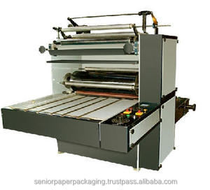 เครื่องเคลือบฟิล์มแบบกึ่งอัตโนมัติคุณภาพสูง รุ่นใหม่ ใช้ไฟฟ้า สำหรับงานร้อนและเย็น บรรจุภัณฑ์กระดาษในกล่อง - Product Image 1