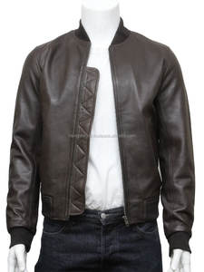 Chaqueta bomber de cuero para hombre, nueva moda - Product Image 4