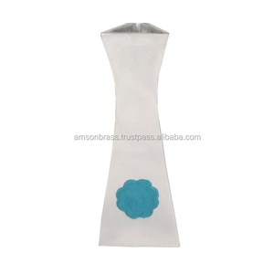 Moderno Triángulo Forma Plata Acabados Metal Florero Tamaño Personalizado Forma Color Metal Vajilla - Product Image 1