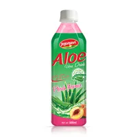 Bebidas de suco de aloe vera de 500ml, venda por atacado de jojonavi com sabor pêssego, aloe vera, serviço de infância para crianças