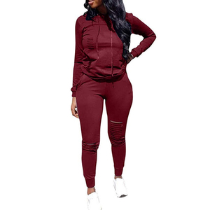 ชุดกีฬาทรงสลิมฟิตของผู้หญิง,ชุดวิ่งจ๊อกกิ้งสองชิ้นใหม่ล่าสุดปี2022 - Product Image 4