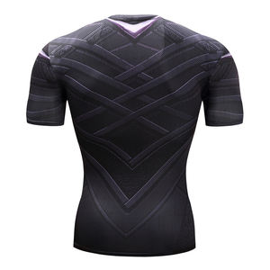 OEM ระเหิดพิมพ์ขายส่งระบายอากาศแขนสั้นผู้ชายระเหิดยามผื่น - Product Image 2