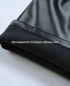 Pantalón de piel de oveja auténtica personalizado a granel, pantalón de piel de moto ajustado, pantalón de piel de oveja transpirable a la moda para hombre - Product Image 2