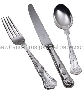 Sustainable Rose <b>Gold</b> Flatware <b>Set</b> Beautiful Silver Coated <b>Cutlery</b> in Brass Metal for Presentations - Product Image 5