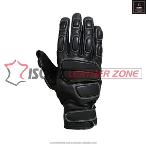 Guantes de carreras de cuero Premium para motociclistas-Protección completa de dedos Color y tamaño personalizados - Product Image 5