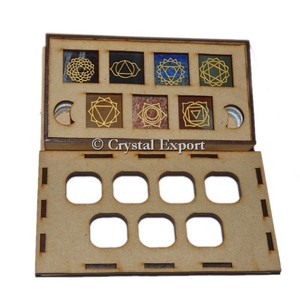 Antique Design 7 <b>Chakra</b> Pyramids With Gift Box - Product Image 1