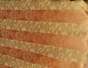 ผ้าแจ็คการ์ดแบบธรรมดา ขอบดิบ สีดำ ขนาด 44 นิ้ว - Product Image 4