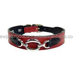 Collier de chien à pointes Punk Rivet de luxe en cuir PU véritable fait à la main avec anneau en D argenté accessoires en Nylon solide pour jouer aux animaux de compagnie - Product Image 4