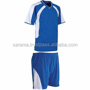 Respirant maille col en v conception personnalisée européen pas cher uniforme de football maillot de football combinaison d'entraînement séchage rapide chemises de football pour hommes - Product Image 3