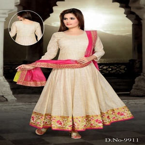 Vestido étnico de Salwar Kameez para mujer, traje sin costuras, Estilo Vintage - Product Image 1