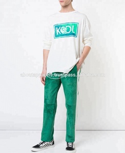Pantalon en cuir véritable suédé pour hommes, noir, vintage, personnalisé, pour moto - Product Image 5