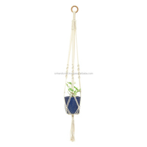 Supports de plantes en macramé faits à la main, cordes pour suspendre des plantes, supports pour pots de plantes - Product Image 2