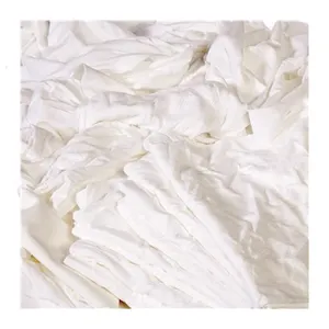 Cotton Rags Supplier Bangladesh Textile Waste Wholesale Wiping Cloth White T Shirt Cotton Rags 100% Cotton White Color 19TWWIPS