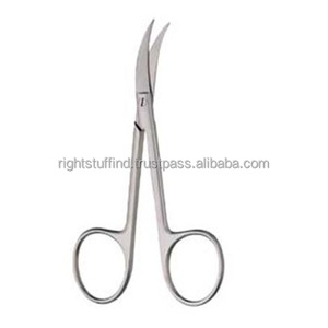 Tijeras de silicato curvadas a laterales, instrumento médico - Product Image 1