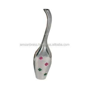 Aluminium Métal Design Design Personnalisé Nouveaux Objets Décoratifs Populaires Vase à Fleurs en Aluminium Vase à Fleurs Décoratif - Product Image 2