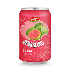 Jus de goyave pétillant, grossiste de jus de fruits en canette d'aluminium, 330ml - Product Image 1