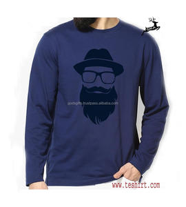 Venta al por mayor de diseño personalizado atlético de manga larga Camiseta de hombre 100% algodón Jersey de talla grande OEM camiseta de Tirupur - Product Image 4