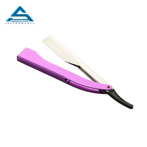 Maquinilla de afeitar plegable de acero inoxidable de alta calidad 50g servicio recto maquinilla de afeitar de peluquero - Product Image 4