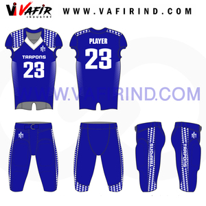 Venta al por mayor personalizado sublimación impresa camisetas de fútbol americano para niños barato uniforme de fútbol americano ropa deportiva americana - Product Image 3