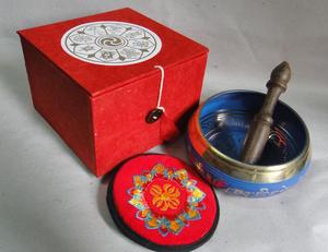 Cuencos de bronce y latón fabricados, modelo de escultura chapado personalizado, Pin de estilo Feng Shui, juegos de regalo para manualidades musicales de fundición, arte - Product Image 1