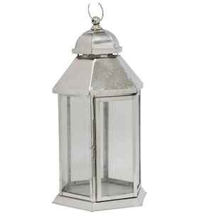 Christmas Decoration Out Door New Design Filigree Candle <b>Lantern</b> with <b>Glass</b> - Product Image 4