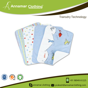 Wholesale Custom Logo Cotton Muslin Burp Cloths - Product Image 6