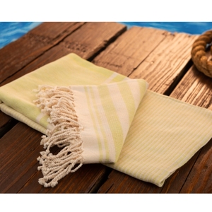 Serviette de Fouta recyclée la mieux notée Serviette de bain turque en coton écologique Serviette de hammam à prix abordable Fabricant en Inde - Product Image 4