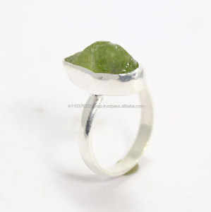 Bague en argent Sterling 925, pierre précieuse brute, bijoux de qualité, vente en gros, prix d'usine - Product Image 3