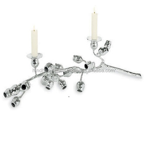 Lựu Bình sắt người giữ ngọn nến với màu đen được sản xuất và xuất khẩu từ Ấn Độ - Product Image 4