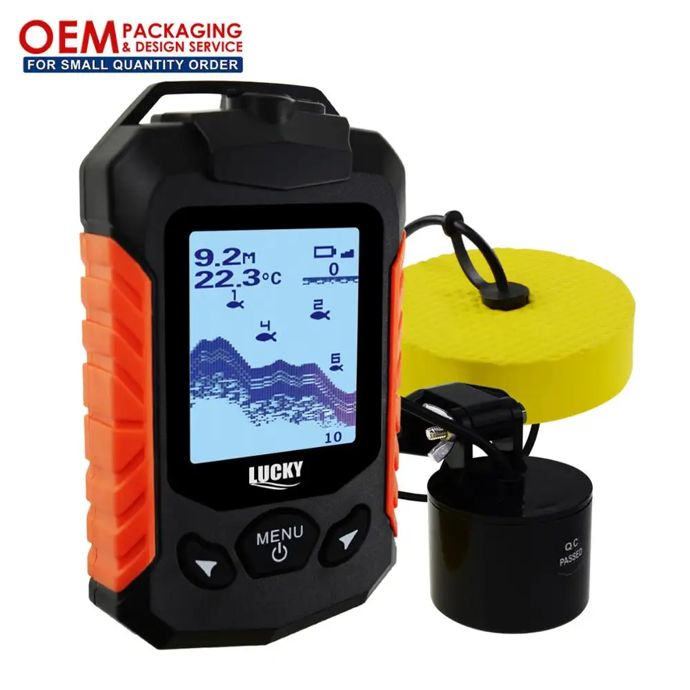 Lucky Fishfinder Detector Draagbare 100M (328ft) diepte Bereik Alarm Oceaan Zee Meer Rivier Vissen (Oem Verpakking Beschikbaar)