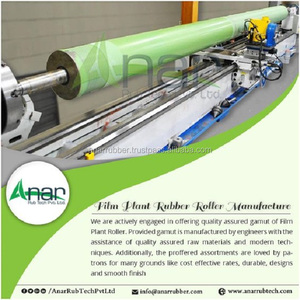 Rouleau en caoutchouc haute performance pour usine de film | Rouleaux industriels en caoutchouc de silicone et de nitrile pour machines de film plastique Anar Rub Tech Pvt LTd - Product Image 2