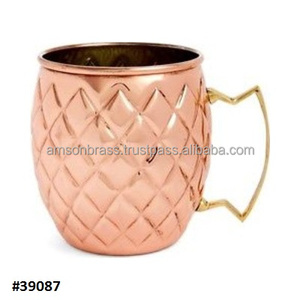 Tasses de haute qualité Haute qualité 100% tasse de mule de Moscou faite à la main pour des avantages sains 100% tasses en cuivre pur à un prix raisonnable - Product Image 6