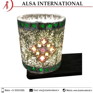 Candelabros de cristal hechos a mano de alta calidad, farolillos y tarros, suministro a granel de India-Alsa International - Product Image 3
