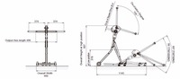 Clé dynamométrique multiplicatrice de couple TOHNICHI en acier inoxydable pour écrous de camion, modèle Oonishi-tohnichi21, pour le serrage des écrous de véhicules lourds