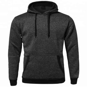 Unisex Light Weight Fleece Gym Pullover Hoodie Long Sleeved Winter Sweatshirt Plaid Pattern Windproof Breathable Wholesale <b>Men's</b> - Product Image 4