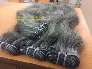 Tejido gris en el cabello Extensiones de cabello Remy gris sin procesar Cabello gris Remy vietnamita virgen real recto natural Cabello gris - Product Image 2