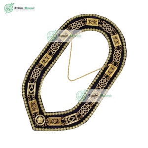 Bijoux maçonniques Regalia personnalisés avec collier en chaîne Grand Lodge - Product Image 1