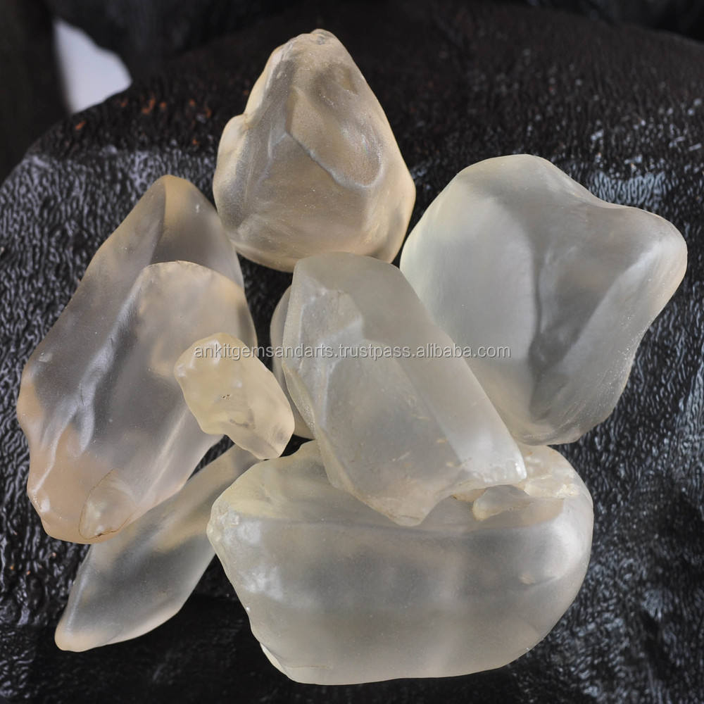 Natural White Topaz Rough Stones