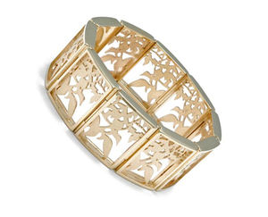 Fabricante de joyería de alta gama, pulsera chapada en oro liso de Plata de Ley 925, joyería personalizada chapada en oro - Product Image 2