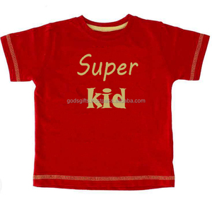 2020 nueva camisa personalizada para bebés camisetas de moda para bebés Ali Express al por mayor India Tirupur ropa de bebé camisetas para niños al por mayor - Product Image 3