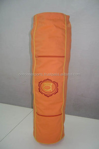 Sac de tapis de Yoga 7 Chakra de haute qualité de l'Inde couleur noire avec fermeture à glissière OEM doublure en coton sac à main à bas prix - Product Image 6