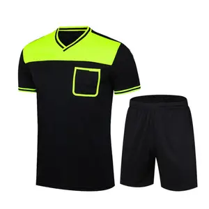 足球裁判球衣配短款职业足球裁判制服运动服定制升华球衣定制尺寸