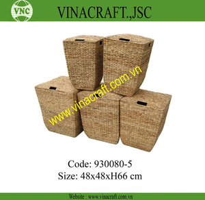 Cesta de ropa sucia plegable con sábana de algodón en el interior - Product Image 4